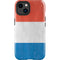 Netherlands Flag Distressed iPhone 14 Plus Impact Case